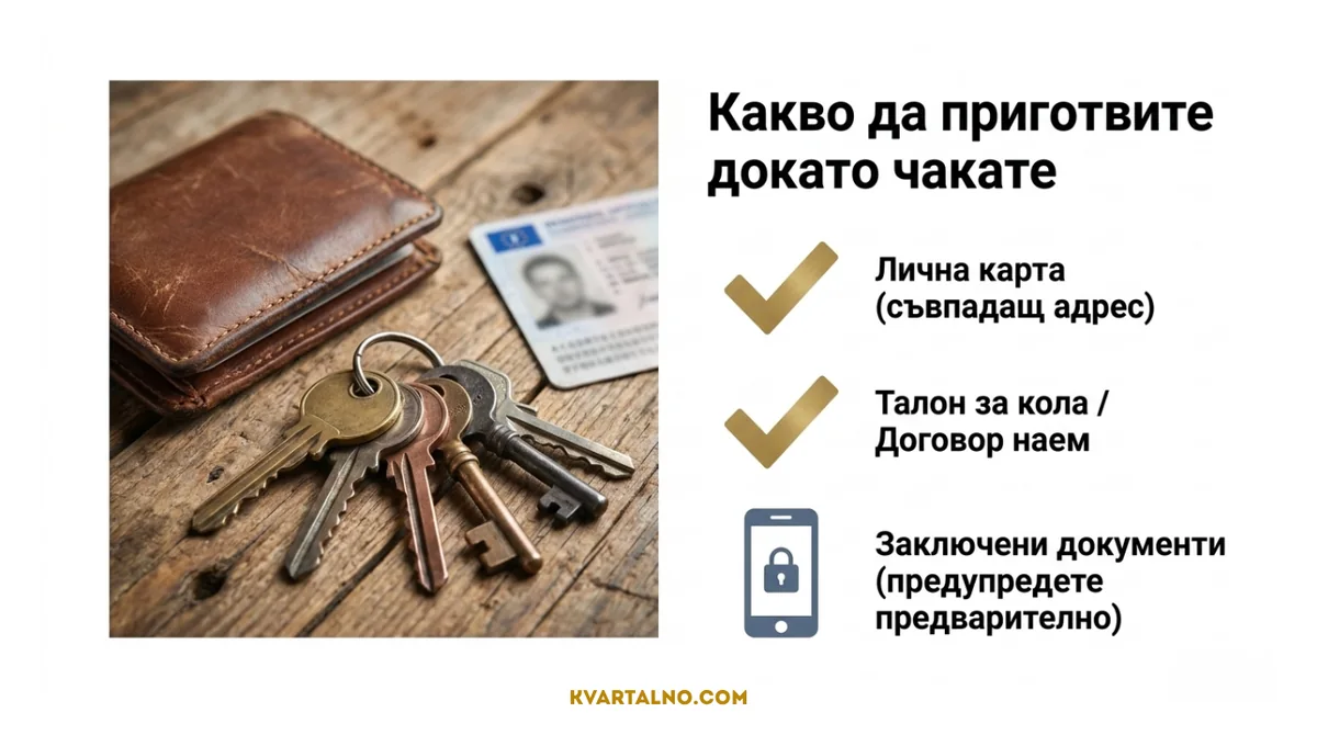 Инфографика какви документи да подготвите при ключарска услуга